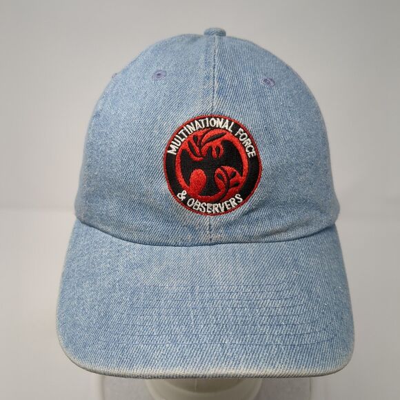 Multinational Force & Observers Slideback Hat Blue One Size Sinai Egypt - Picture 2 of 7